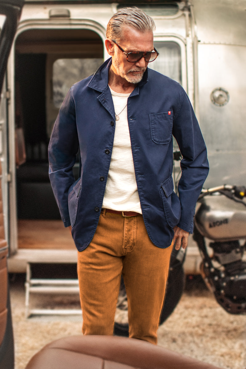 &SONS Hemingway Suit Jacket Midnight Blue | Men's Suit Jackets | &SONS