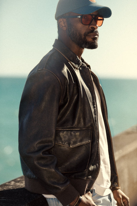 McQueen A2 Leather Jacket Brown