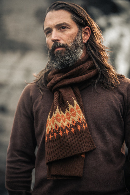 Larsen Scarf Brown