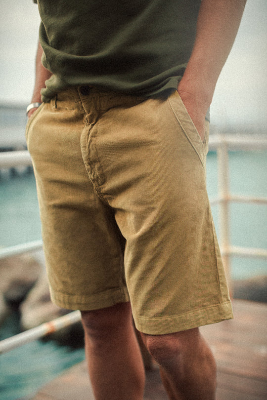 Utah Cord Shorts Light Tan