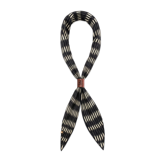 Rodeo Silk Scarf Black/ Raw