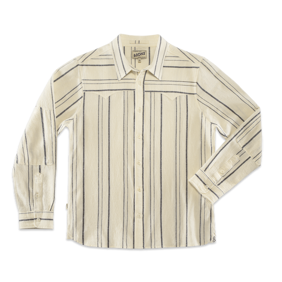 Folsom Western Shirt Raw / Black Stripe