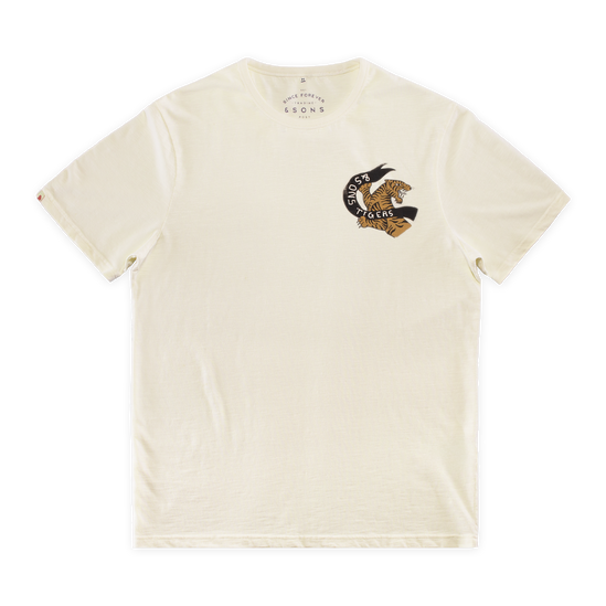 Tiger Banner Slub T-Shirt Raw