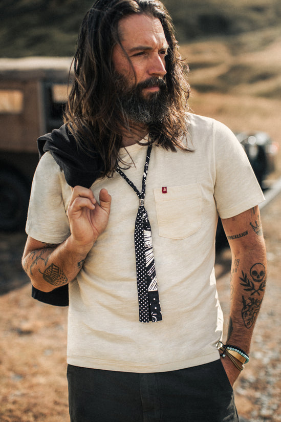 Buta Braided Bandana Black