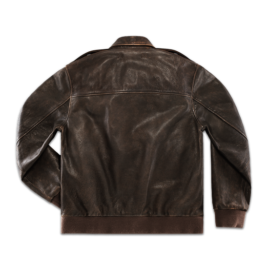 McQueen A2 Leather Jacket Brown