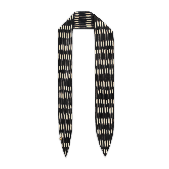 Rodeo Silk Scarf Black/ Raw