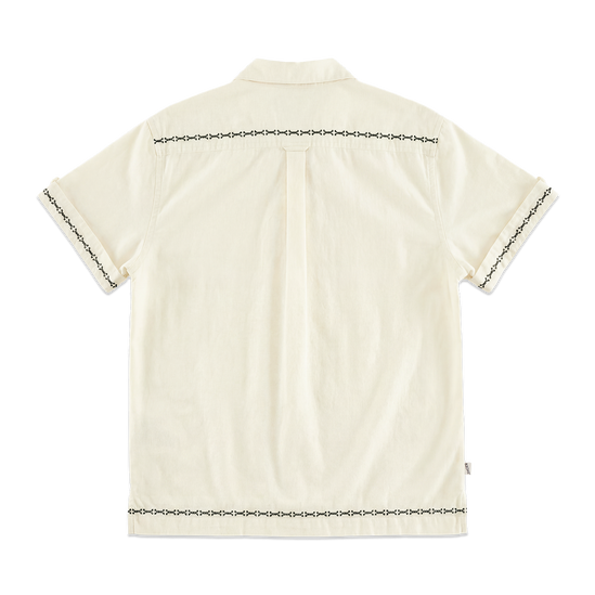 Luca Embroidered Shirt Natural