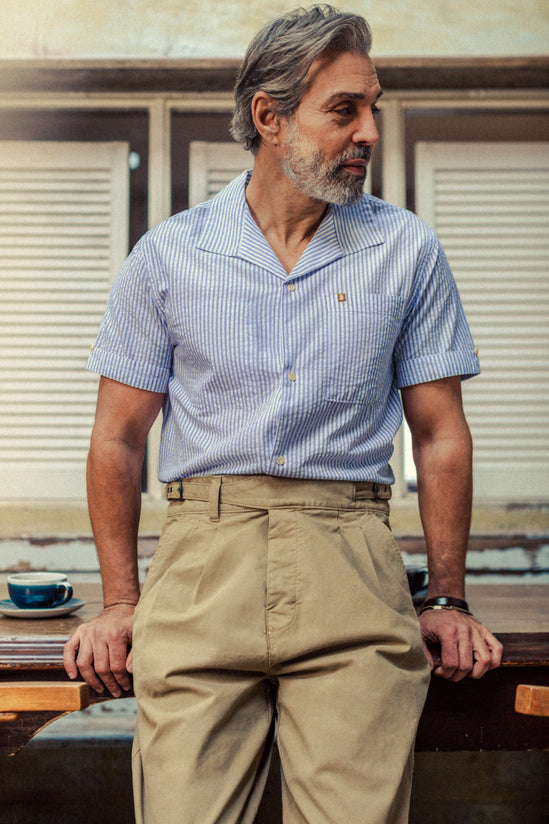 Loreto Shirt White/Blue