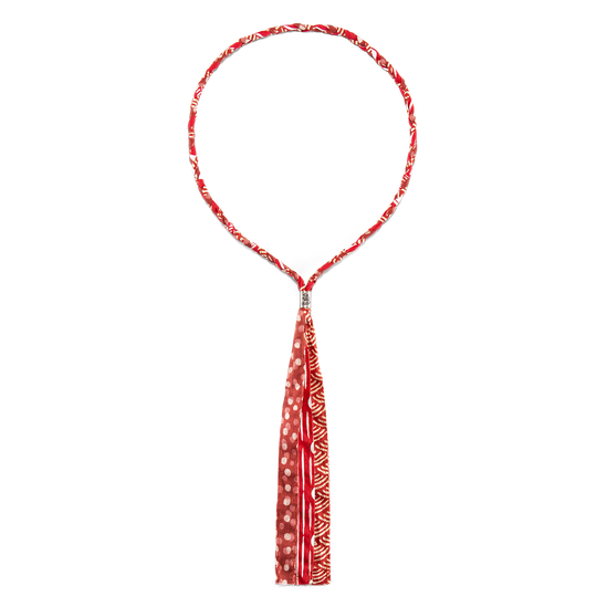 Buta Braided Bandana Red