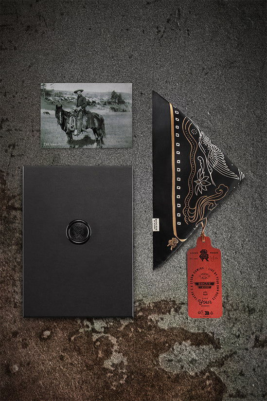 ROGUE Silk Bandana & Leather Toggle Set