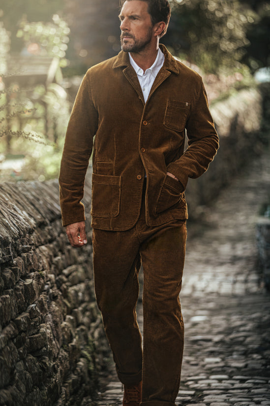 Montgomery Cord Blazer Brown