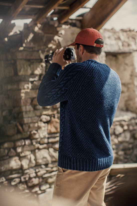 Bergman Indigo Cable Knit
