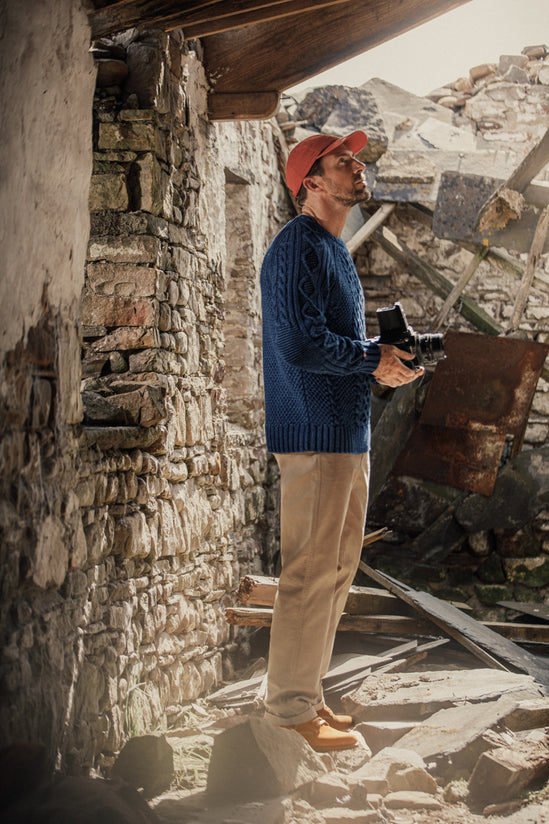 Bergman Indigo Cable Knit