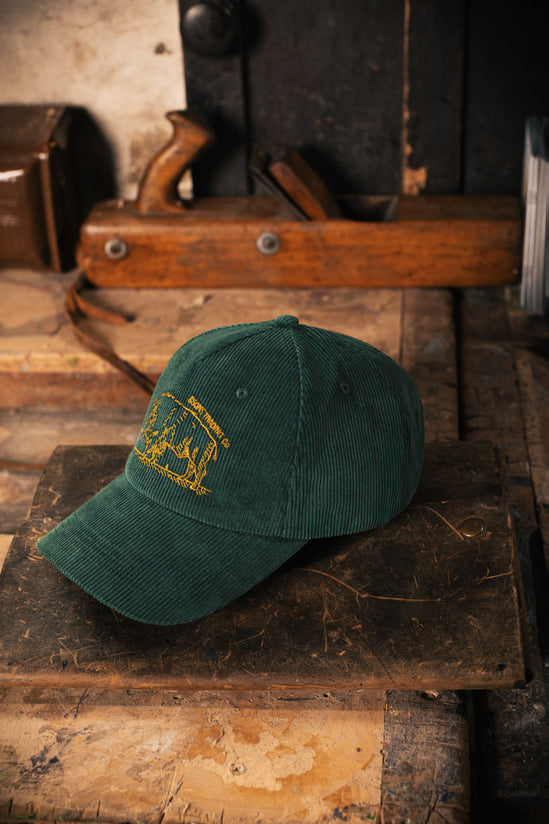 Bison Cord Cap Green