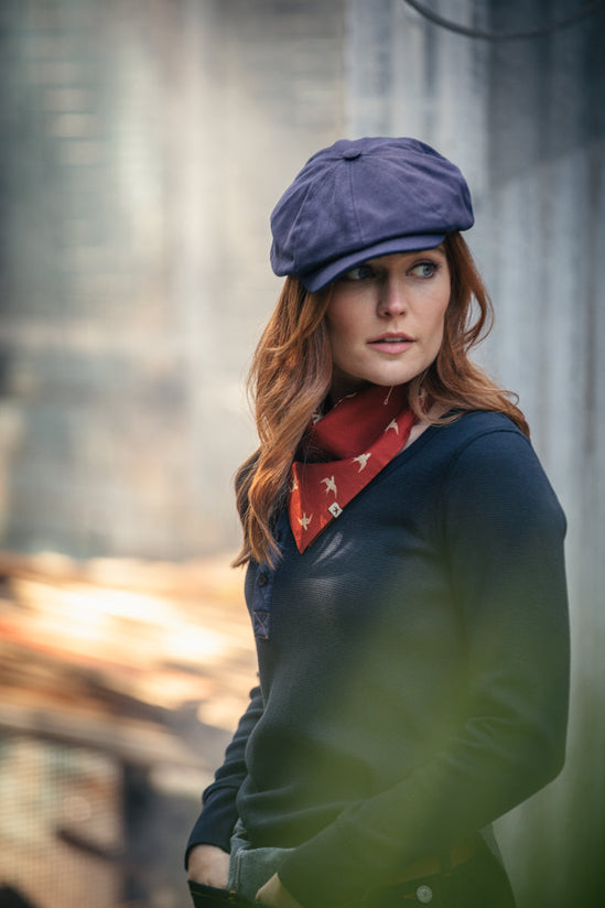 Damsons Twill Bakerball Cap Navy