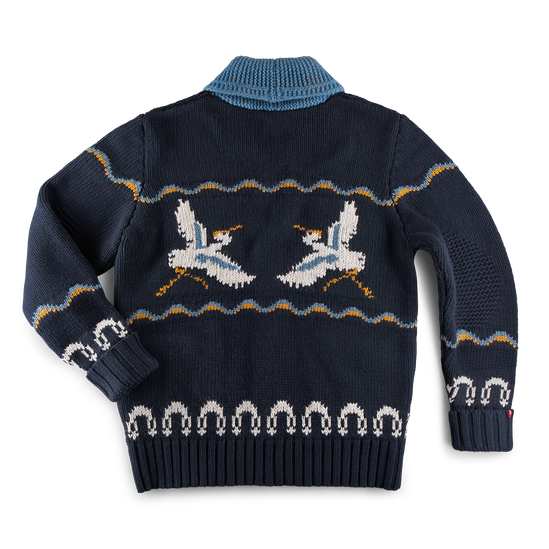 &SONS Crane Cardigan Navy