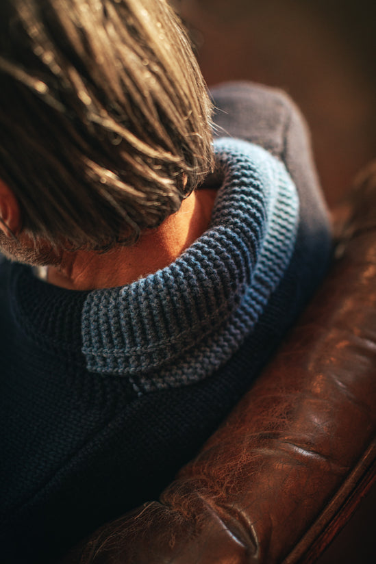 &SONS Crane Cardigan Navy