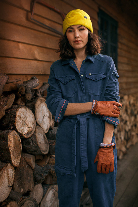 Damsons Sky Jumpsuit Utility Navy