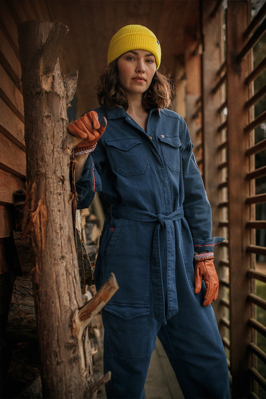 Damsons Sky Jumpsuit Utility Navy