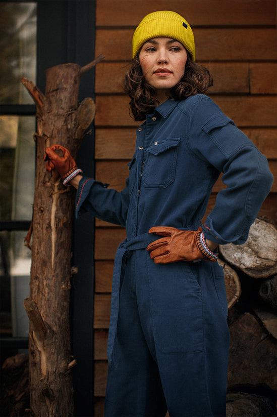 Damsons Sky Jumpsuit Utility Navy