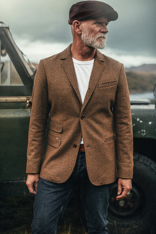 Umber Cord Baker Boy Hat