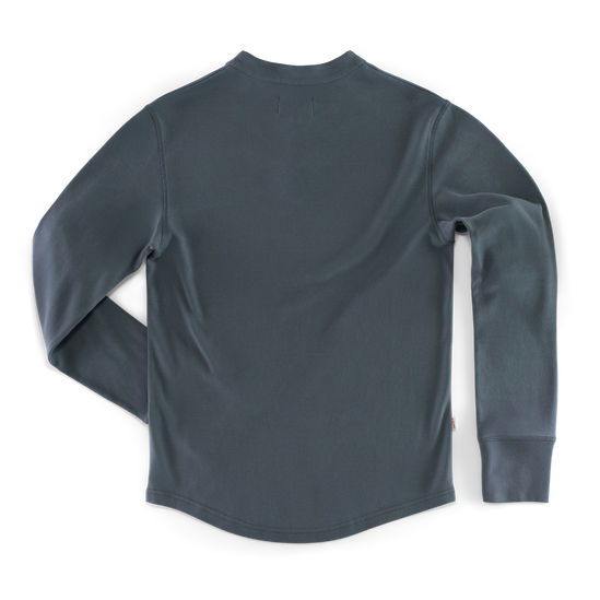 Bartel Long Sleeve Henley Storm Blue