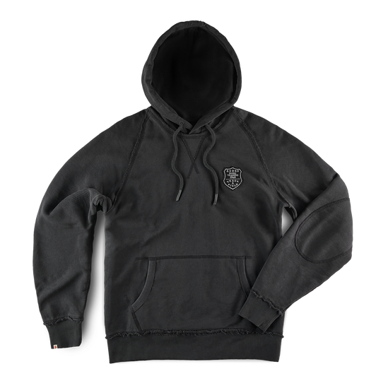 &SONS Warm Down Hoodie Washed Black