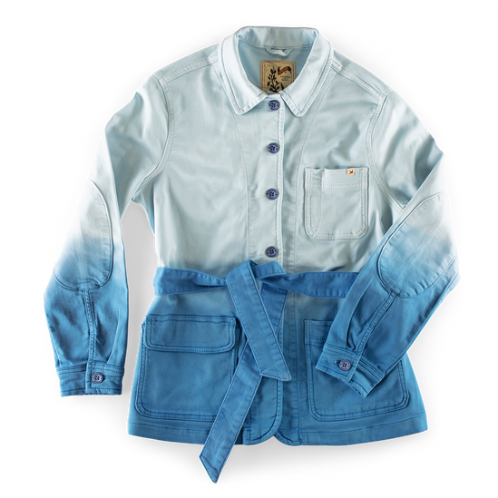 Damsons Chore Jacket Blue OmbrŽ