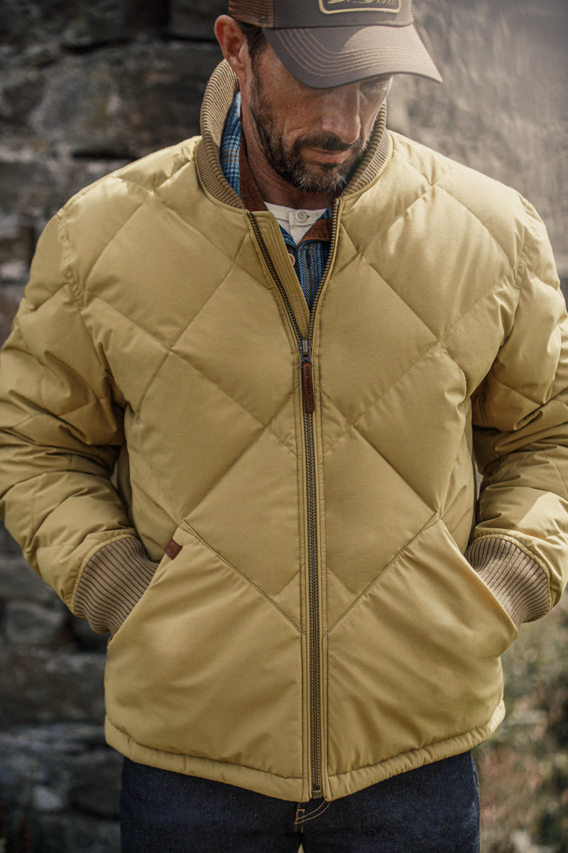 Hawker Quilted Jacket Tan