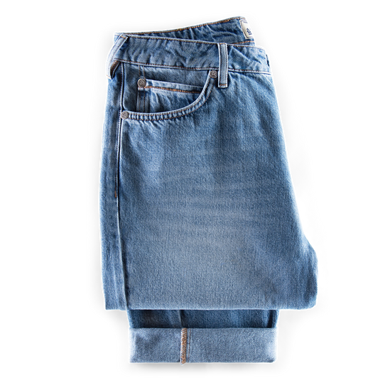 &SONS Switchback Jean Washed Indigo Blue