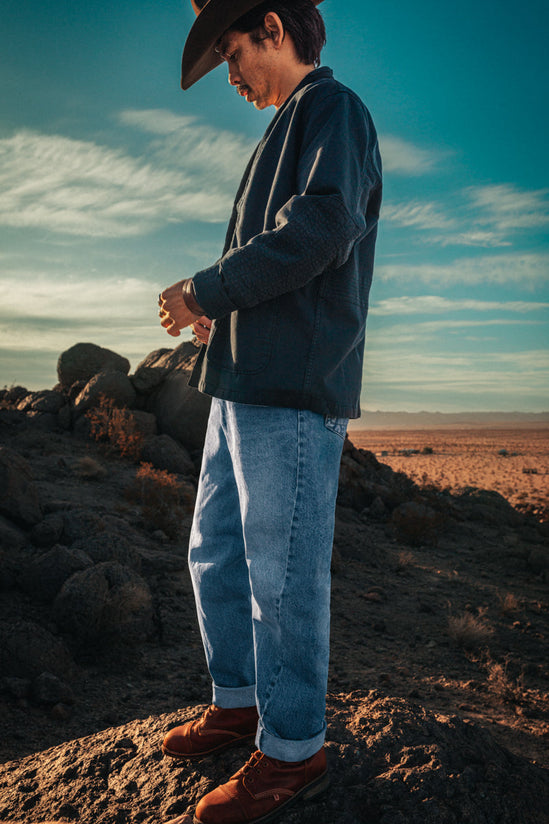 &SONS Switchback Jean Washed Indigo Blue