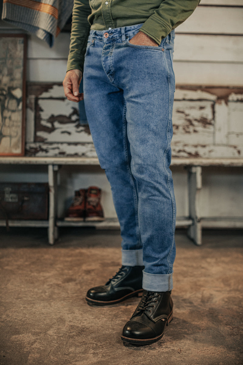 Brandon Jeans Indigo Washed | Men's Jeans | &SONS