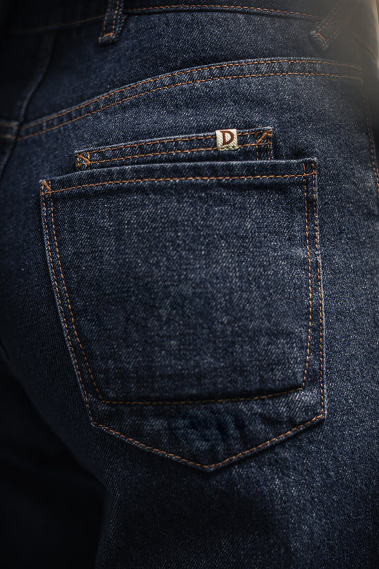 Damsons Brigitte High Waisted Jeans Indigo