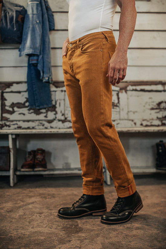 Brandon Overdyed Jean Tan