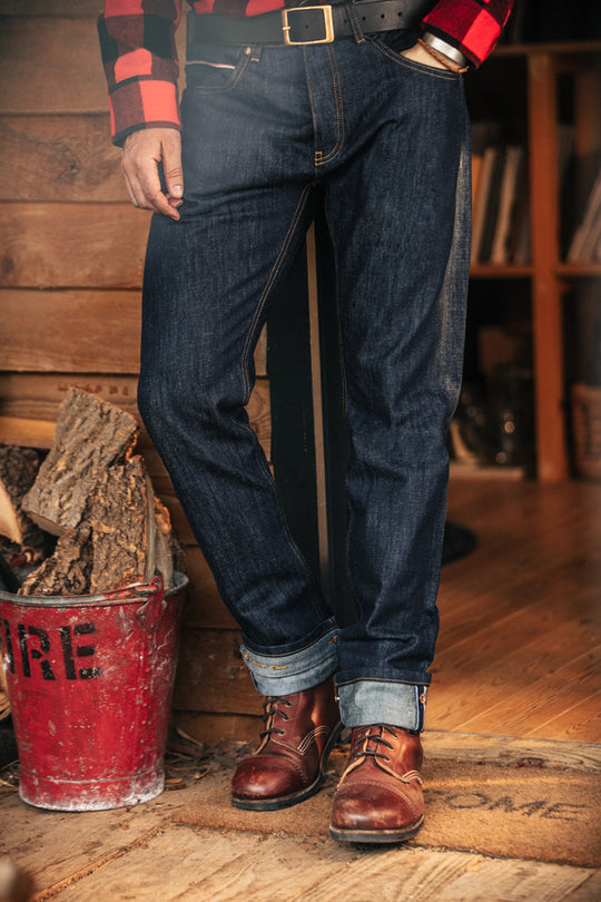 The New Frontier 14oz Selvedge Anti-bac Raw Denim Jeans