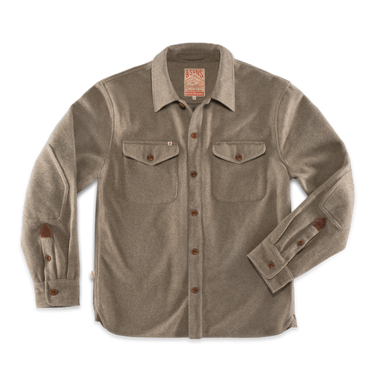Home Wool Overshirt Fawn