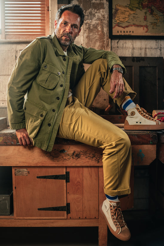 Shale Vintage Military Pant Khaki