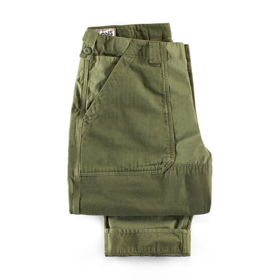 &SONS Fatigue Pant Army Green