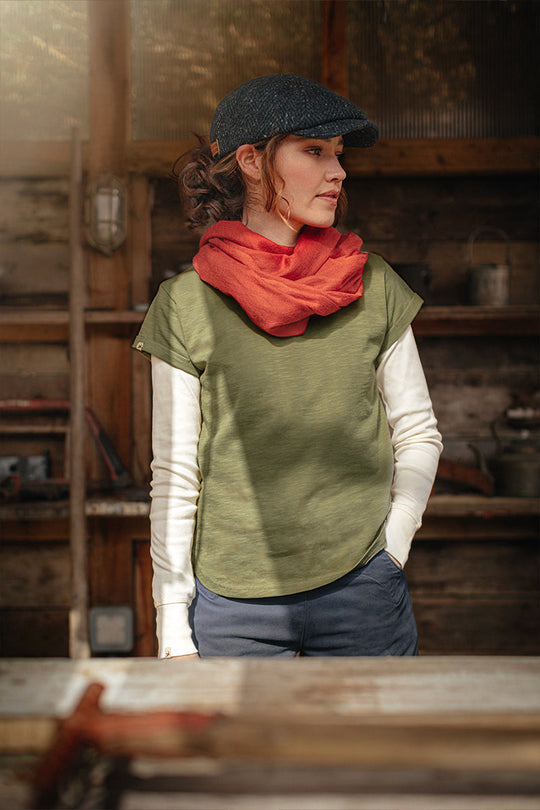 Damsons Amelia Scarf Vintage Red