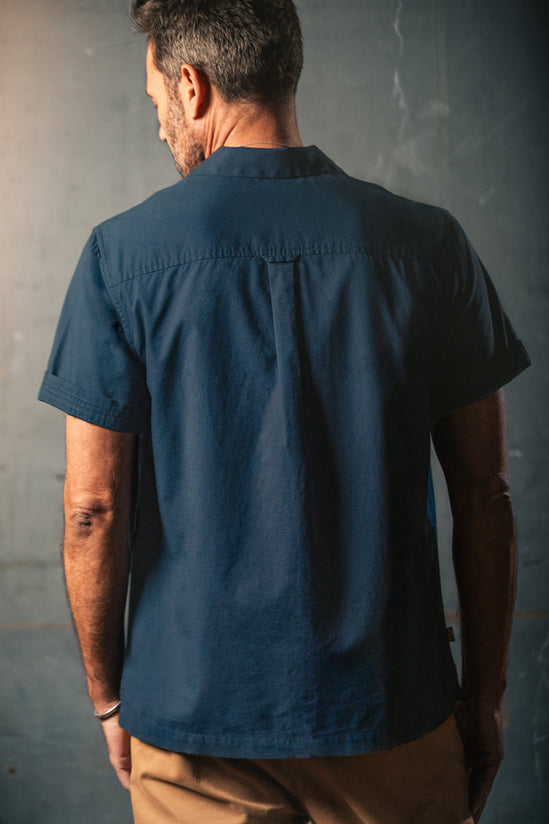 Cabana Shirt Dark Denim Blue