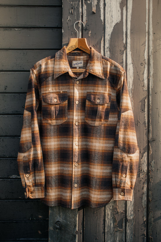 Douglas Check Shirt Brown