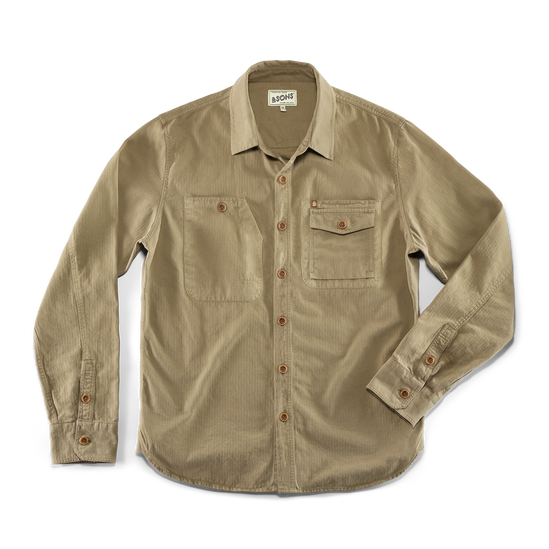 Jacob Pocket Mix Shirt Khaki