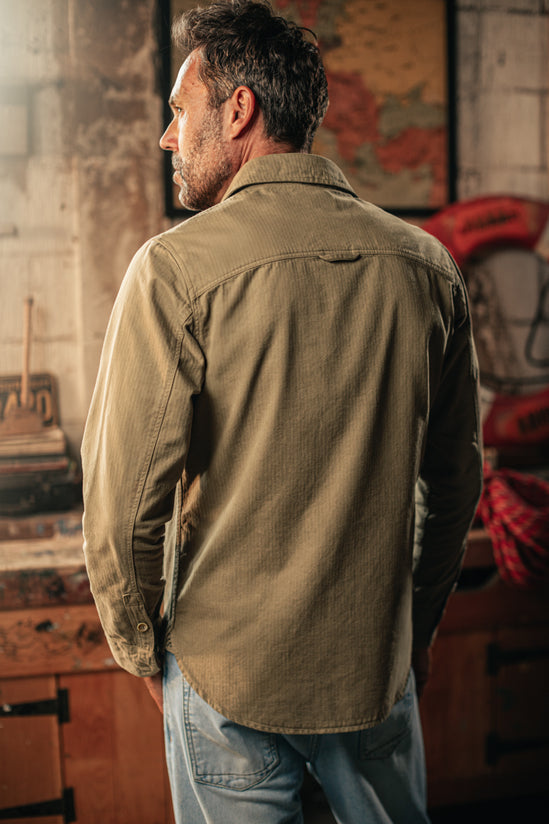 Jacob Pocket Mix Shirt Khaki