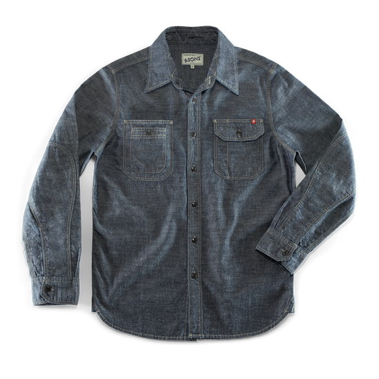 Luke Shirt Dark Chambray