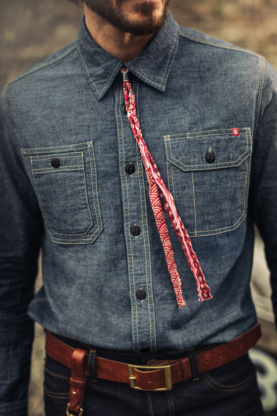 Luke Shirt Dark Chambray