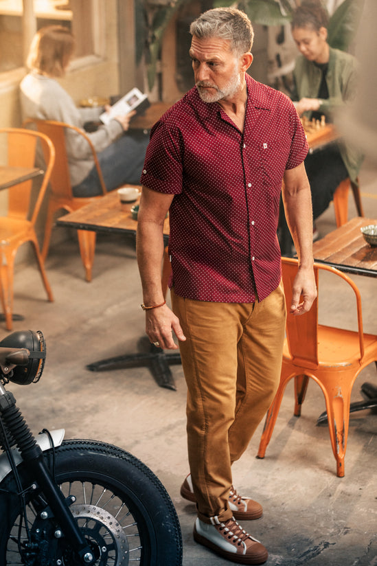 Mason Club Shirt Maroon