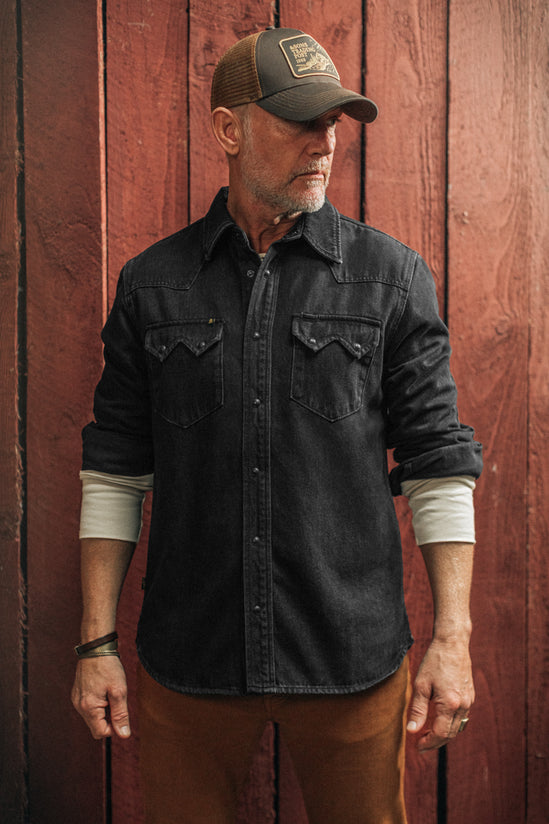 Saw Tooth Shirt Black