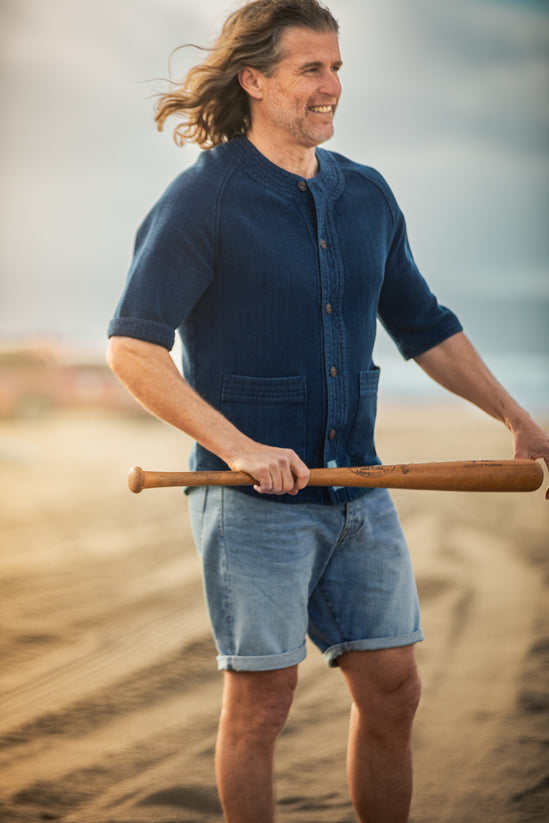 Strike Baseball Shirt Indigo