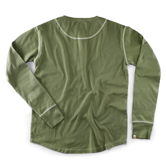The New Elder Henley Shirt Army Green