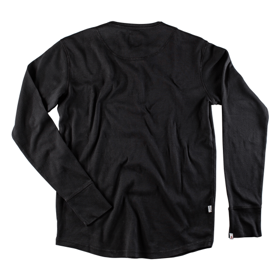 The New Elder Henley Shirt Black